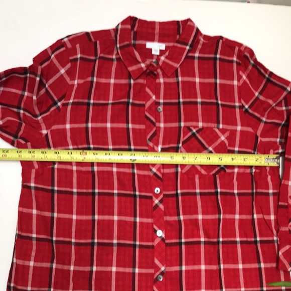 J.Jill cotton blouse or topper - Picture 5 of 9